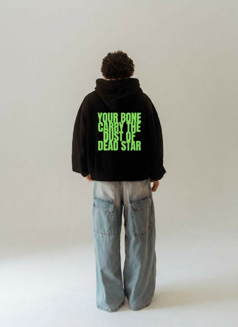 Dead Star Dust” Oversized Cosmic Hoodie