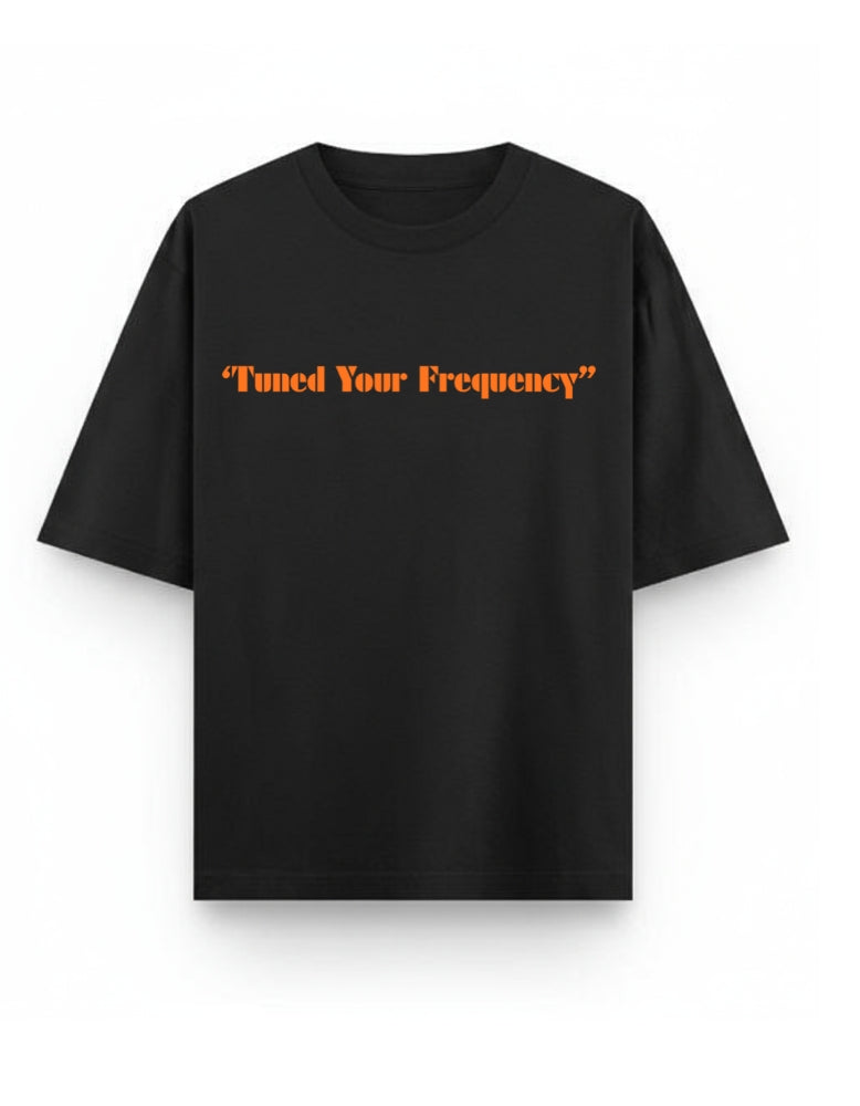 Unisex Terry Oversized Tuned Your Frequency – Signature Universe Edition Tee